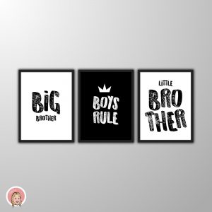 Boys Rule - תמונות לחדרי ילדים